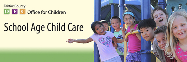 School aged child care banner