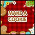 Make a cookie game logo with cookie border