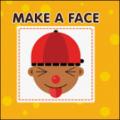 Make a face game logo with cartoon face and red hat