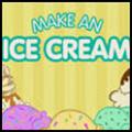 Make an ice cream logo with ice cream scoop border