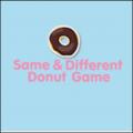 Brown donut and Same& Different Donut Game logo