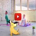 Yoga video screenshot