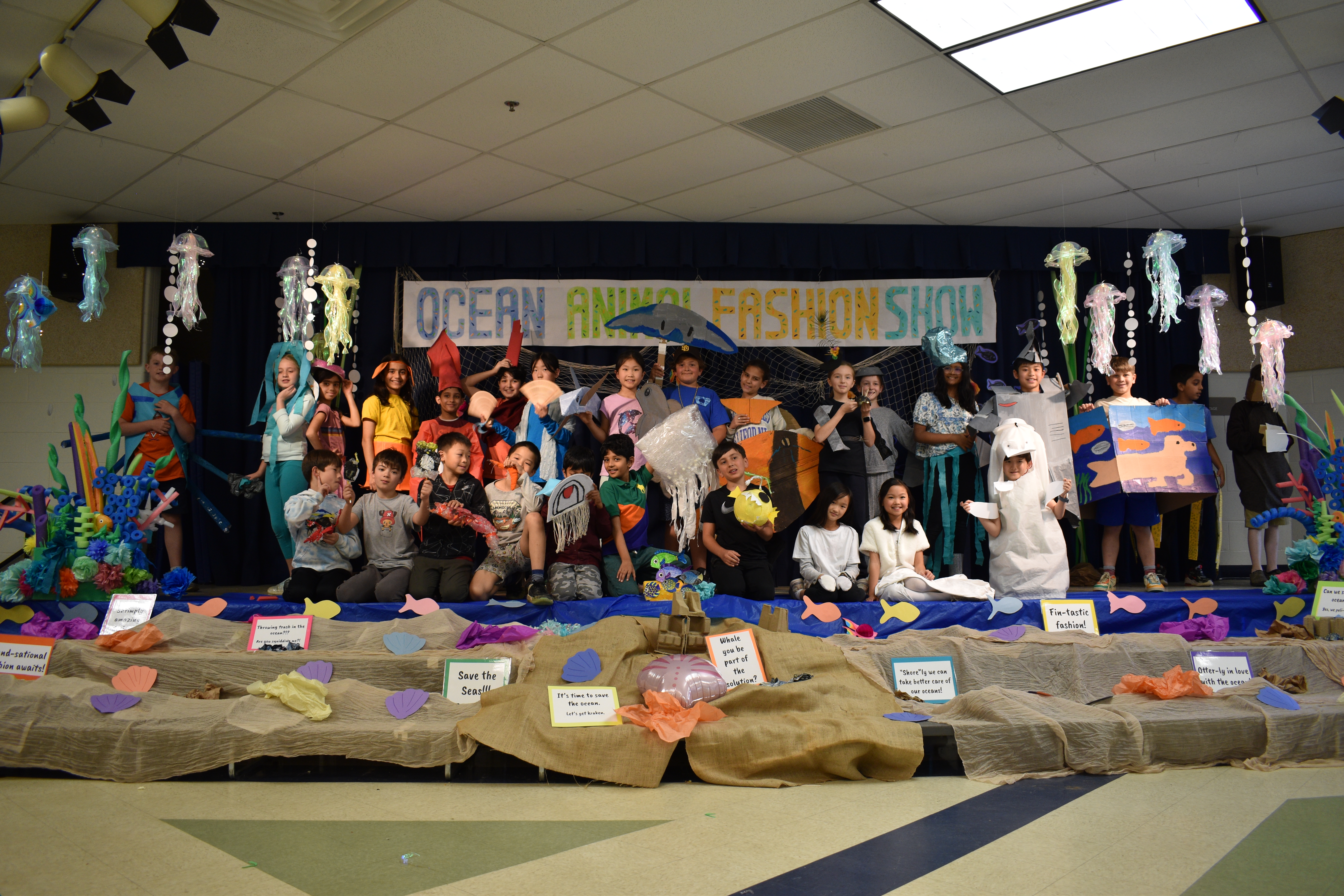 4th grade ocean animal fashion show