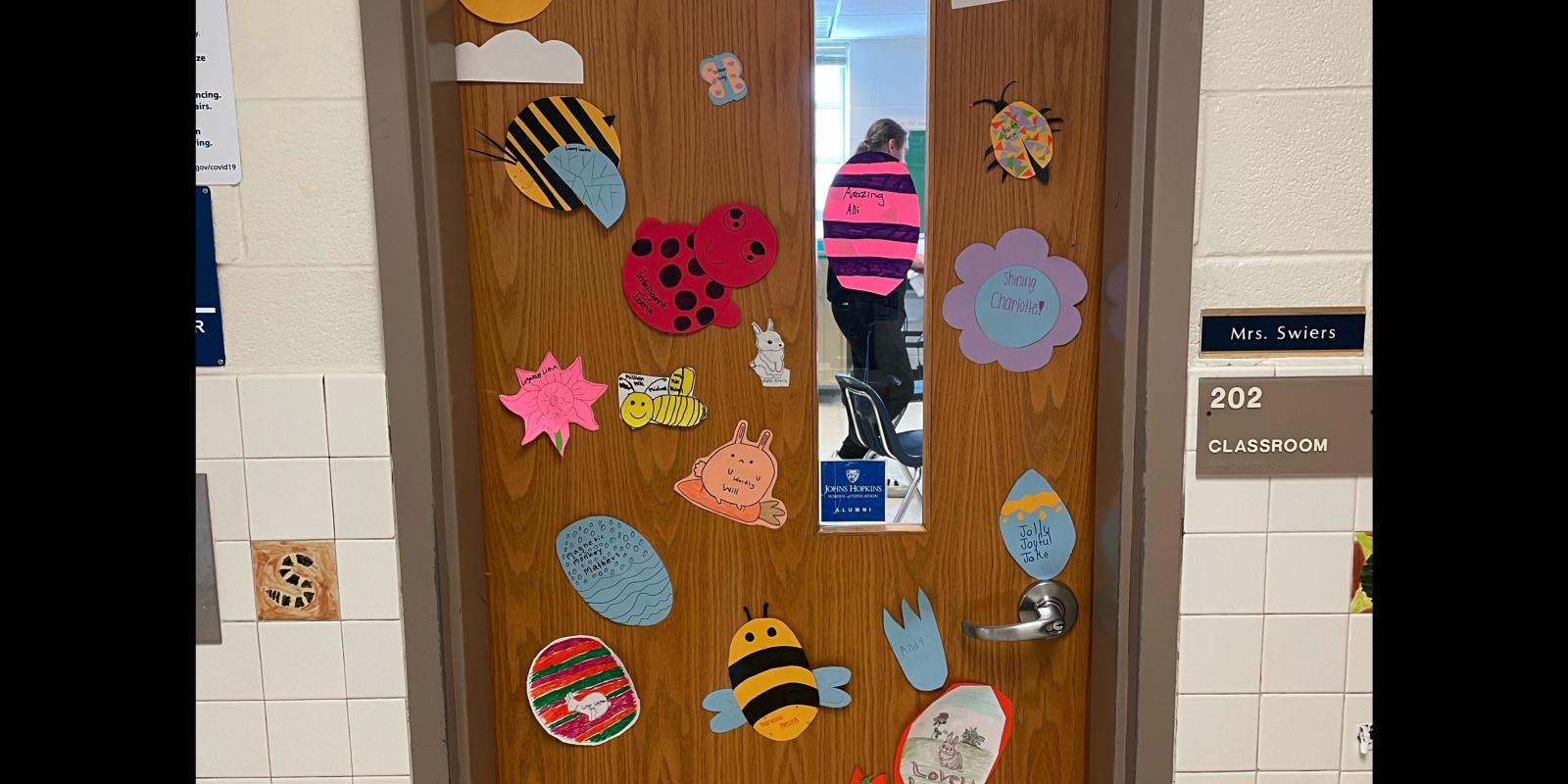 Spring Door Decorating Contest Hill Elementary School