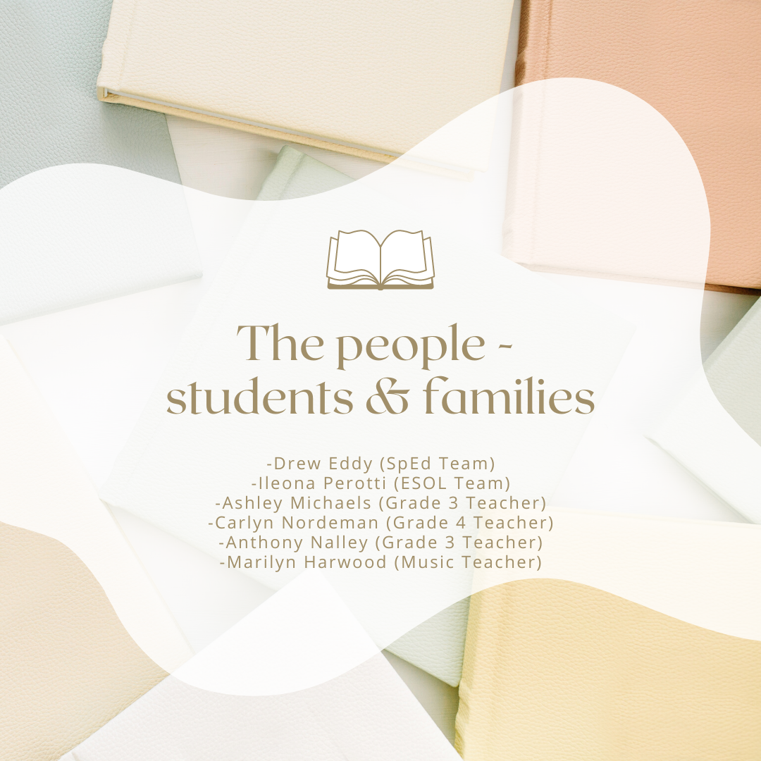 The people - students & families